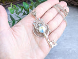 Moon Maiden Skeleton Key Necklace