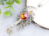 Ranger's Fire Skeleton Key Necklace