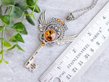 Hero's Oath Skeleton Key Necklace