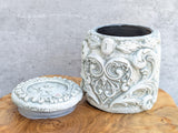 Stone Heart Apothecary Jar