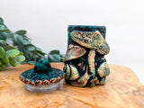 Mushroom and Snail Apothecary Jar