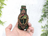 Mini Mushroom Apothecary Jar - Handcrafted Pagan Witchy Decor Potion Bottle
