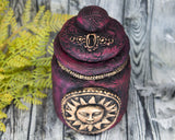 Celestial Sun Magenta Apothecary Jar