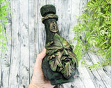 Greenman Apothecary Jar Potion Bottle - Handcrafted Pagan Witchy Decor Bottle
