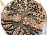 Tree Of Life Christmas Yule Tree Ornament - Copper - Witchy Decor