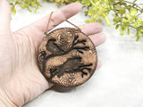 Raven Crow Yule Christmas Tree Ornament - Copper - Witchy Decor