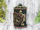 World Tree Of Life Apothecary Jar - Handcrafted Pagan Witchy Decor Bottle