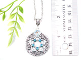 Pentacle Pagan Pentagram Wiccan Crystal Necklace - Witchy Jewelry