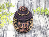Cat Skull Gothic Apothecary Jar