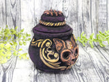 Cat Skull Gothic Apothecary Jar