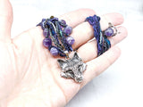 Spirit Wolf Beaded Necklace - Witchy Jewelry