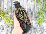 Dragon Apothecary Jar - Handcrafted Pagan Witchy Decor Potion Bottle