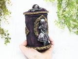 Alice's Adventures In Wonderland Apothecary Jar - Handcrafted Pagan Witchy Decor Bottle