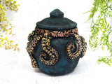 Tentacle Cthulhu Apothecary Jar - Handcrafted Pagan Witchy Decor Bottle