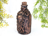Copper Octopus Cthulhu Apothecary Jar - Handcrafted Pagan Witchy Decor Potion Bottle