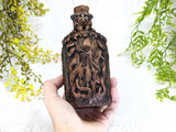 Copper Octopus Cthulhu Apothecary Jar - Handcrafted Pagan Witchy Decor Potion Bottle