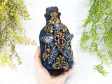 Starfish Sea Witch Apothecary Jar - Handcrafted Pagan Witchy Decor Bottle