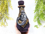 Mermaid Framed Apothecary Jar - Handcrafted Pagan Witchy Decor Bottle