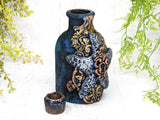 Starfish Sea Witch Apothecary Jar - Handcrafted Pagan Witchy Decor Bottle