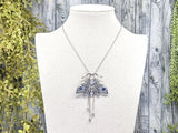 Moon Moth Crystal Necklace