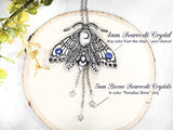 Moon Moth Crystal Necklace