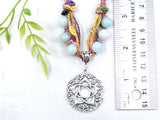 Pentacle Beaded Necklace (No. 2)