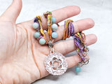 Pentacle Beaded Necklace (No. 2)