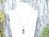 Spider Skull Crystal Necklace