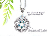 Pentacle Crystal Necklace