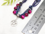Pentacle Beaded Necklace