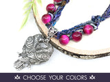 Raven Beaded Necklace (No. 2)