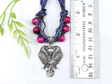 Raven Beaded Necklace (No. 2)