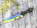 Rainbow Wiccan Athame (No. 2)