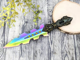 Rainbow Wiccan Athame (No. 2)