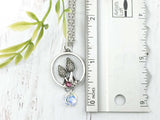 Morel Mushroom Crystal Necklace
