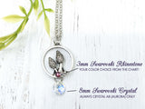 Morel Mushroom Crystal Necklace