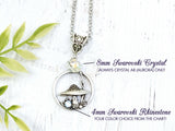 Mushroom Crystal Necklace