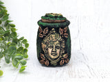 Green Woman Goddess Apothecary Jar