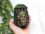 Green Woman Goddess Apothecary Jar