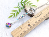 Serpent Scepter Skeleton Key Necklace