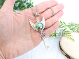Mystic Seer Skeleton Key Necklace