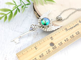 Mystic Seer Skeleton Key Necklace