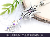 Moonlit Dance Skeleton Key Necklace