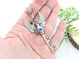 Mythic Enchantress Skeleton Key Necklace