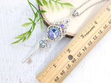 Fleur de Lune Skeleton Key Necklace