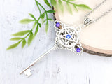 Spellweaver Skeleton Key Necklace