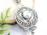 Sacred Flora Skeleton Key Necklace