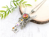 Garden Serenity Skeleton Key Necklace