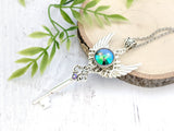 Mystic Seer Skeleton Key Necklace