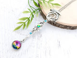 Serpent Scepter Skeleton Key Necklace